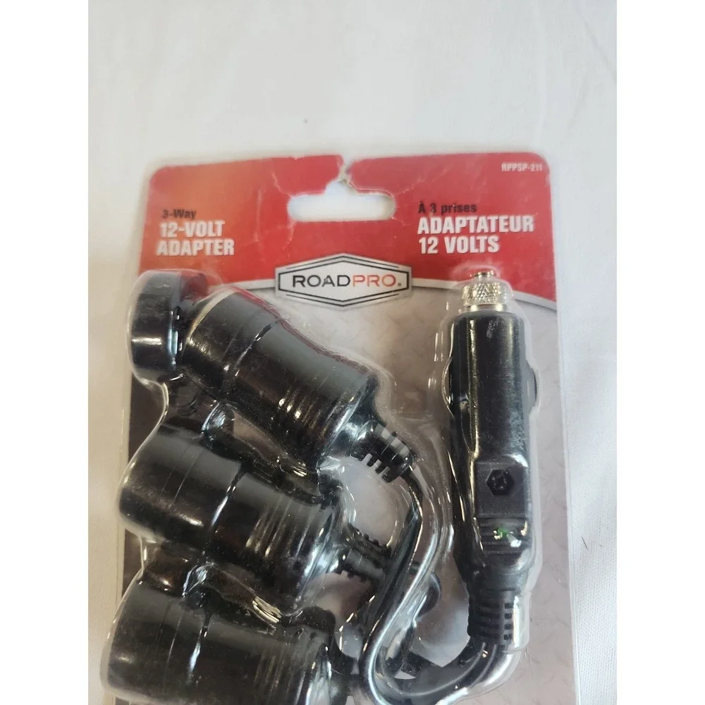 RoadPro Platinum 3-Outlet Auto DC Adapter (rppsp-211) (rppsp211)